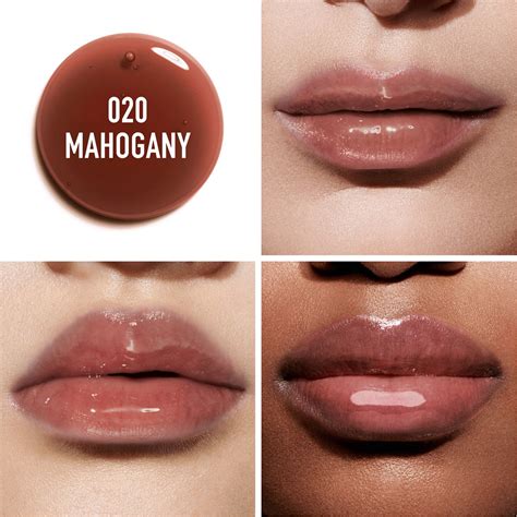 dior lip glow oil swatches mahogany|dior lip oil in store.